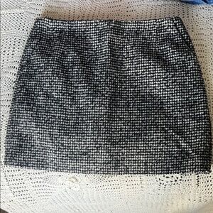 Houndstooth plaid miniskirt